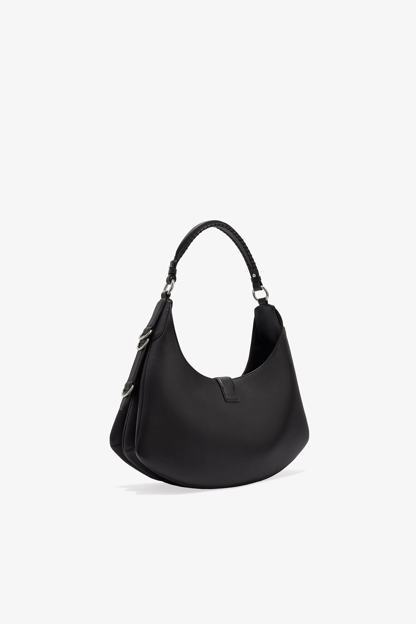 GANNI Small Kat Bag - Black/Silver