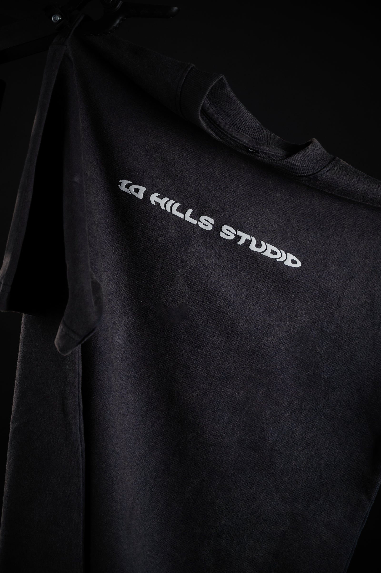 10 Hills Studio Vintage Black Logo Tee