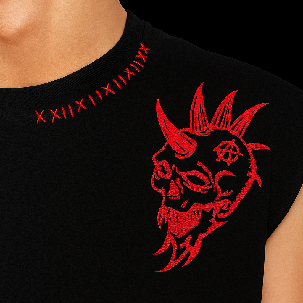 Anarchist Black Hellbound Vest