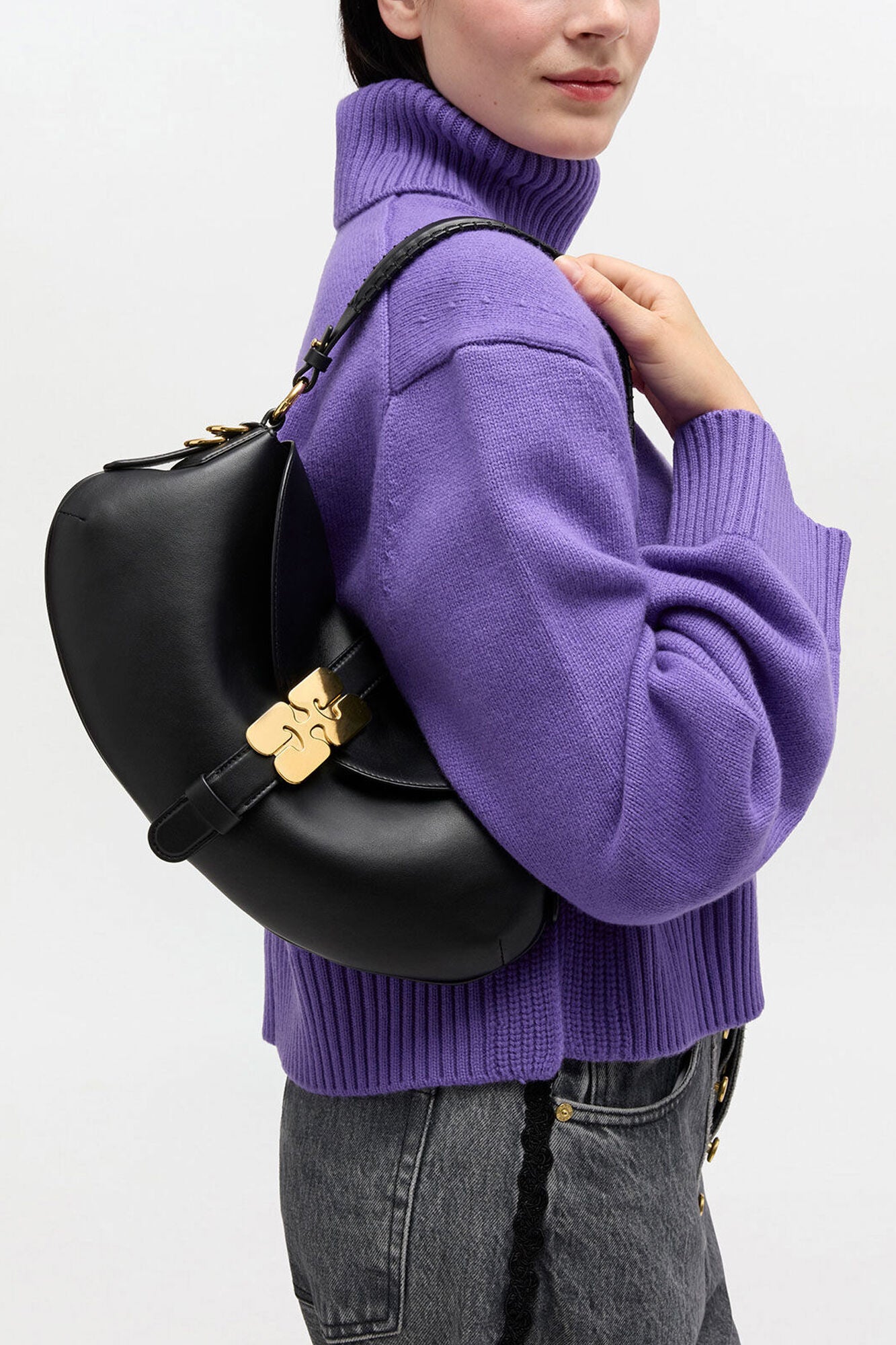 GANNI B-Kat Bag in Black - Black
