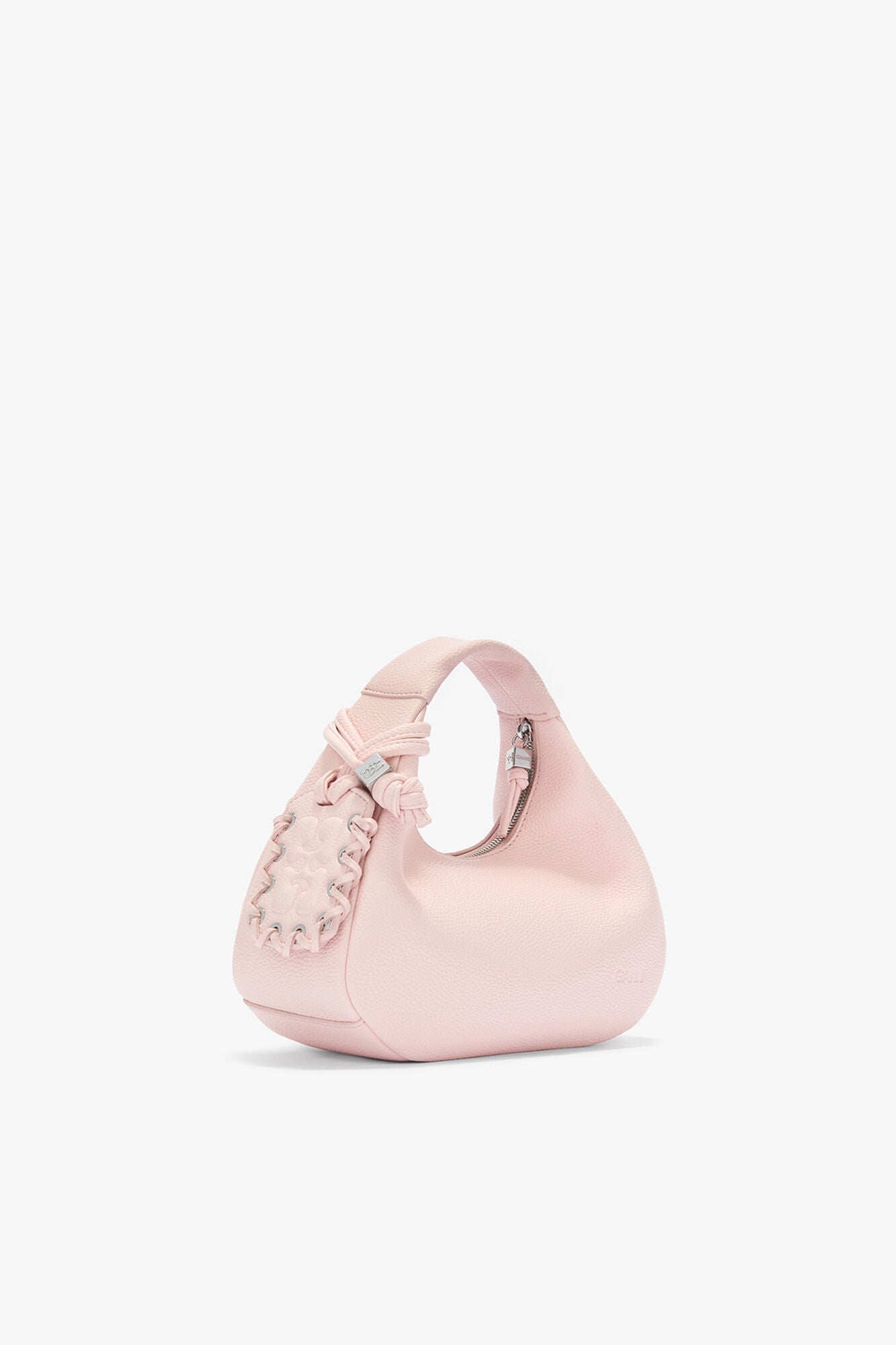 GANNI Daisy Duck Mini Hobo Bag in Pink - Chalk Pink