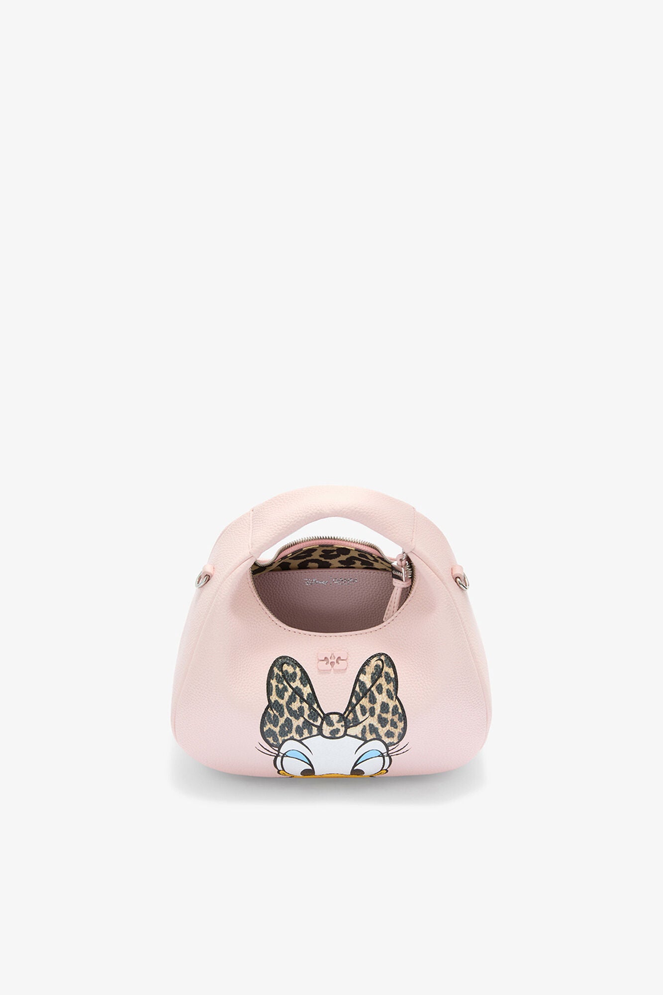 GANNI Daisy Duck Mini Hobo Bag in Pink - Chalk Pink