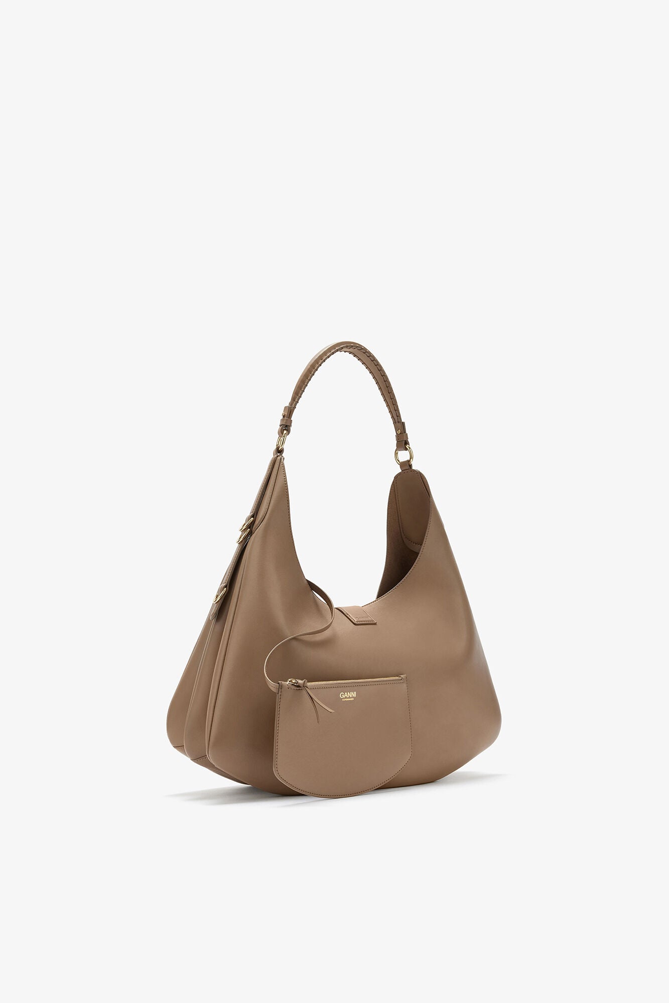 GANNI Large Kat Bag - Coca Mocha