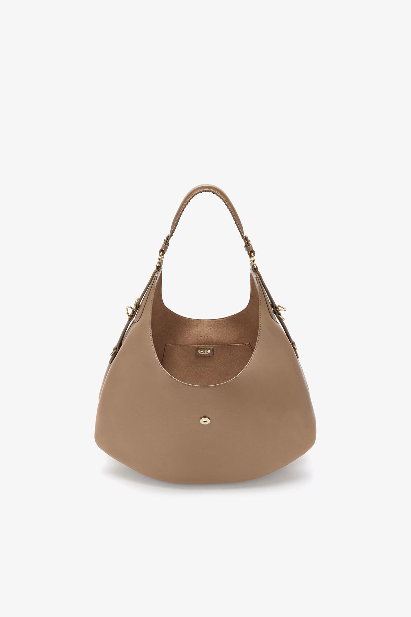 GANNI Large Kat Bag - Coca Mocha
