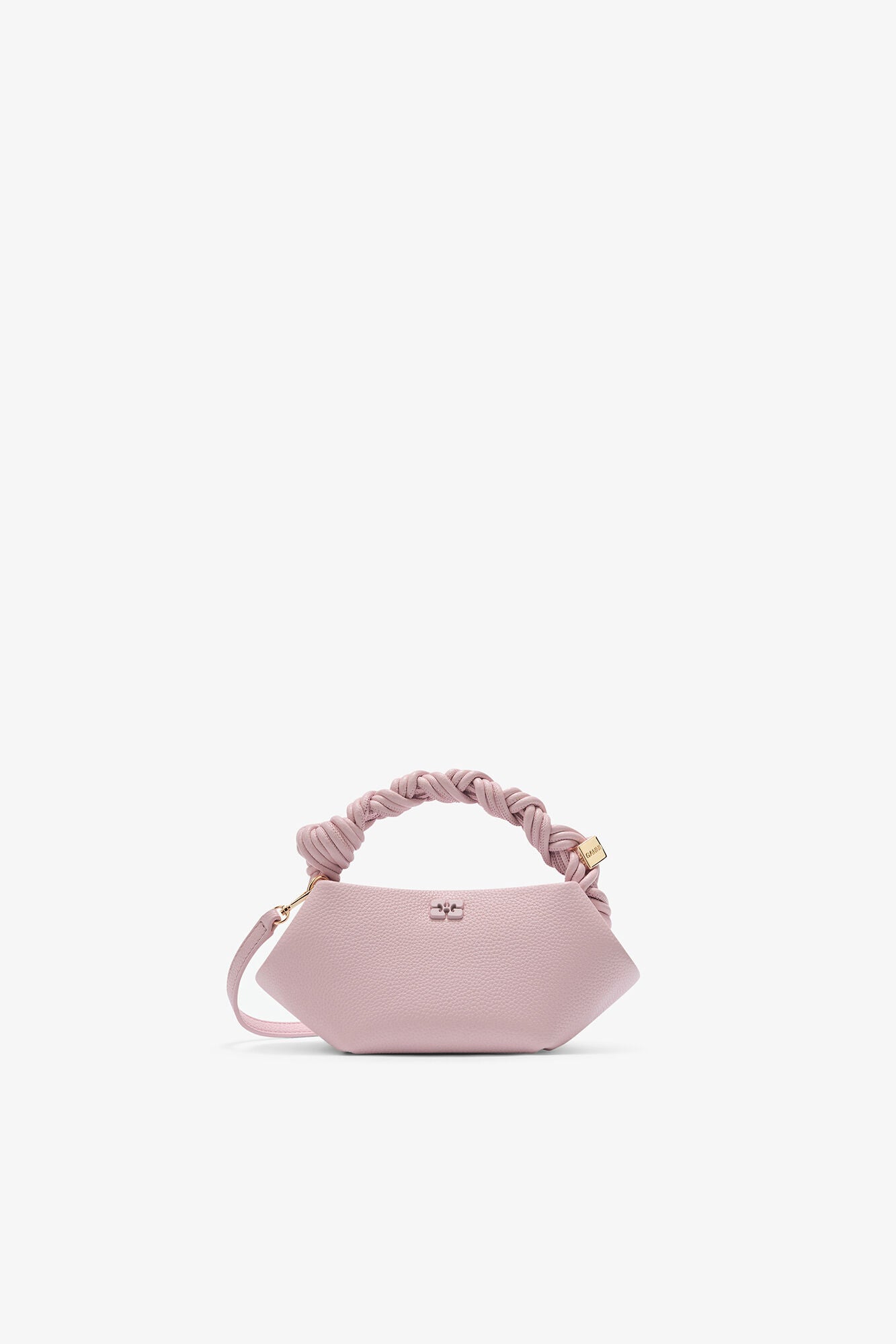 GANNI Grained Mini Bou Bag - Chalk Pink