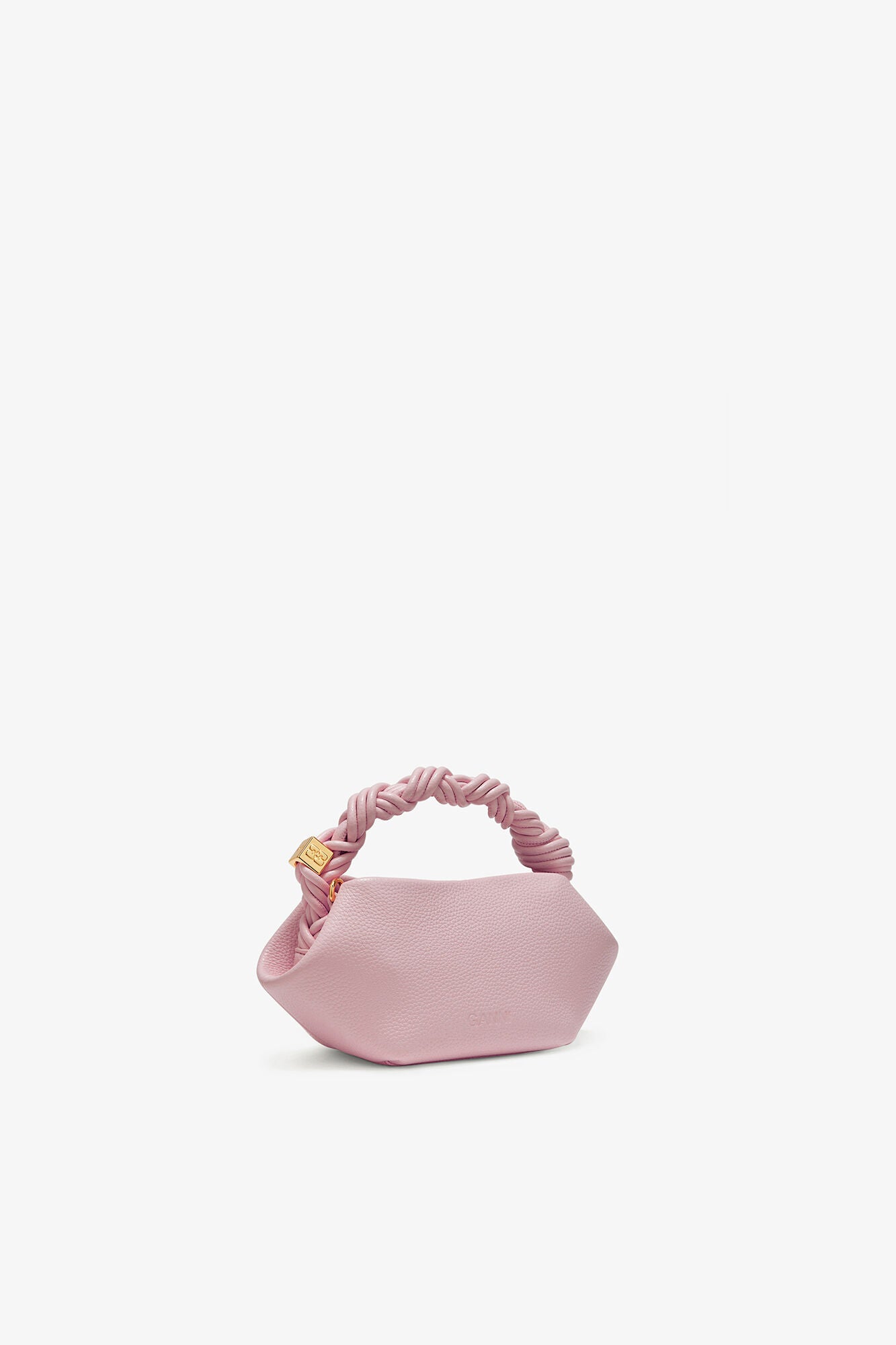 GANNI Grained Mini Bou Bag - Chalk Pink