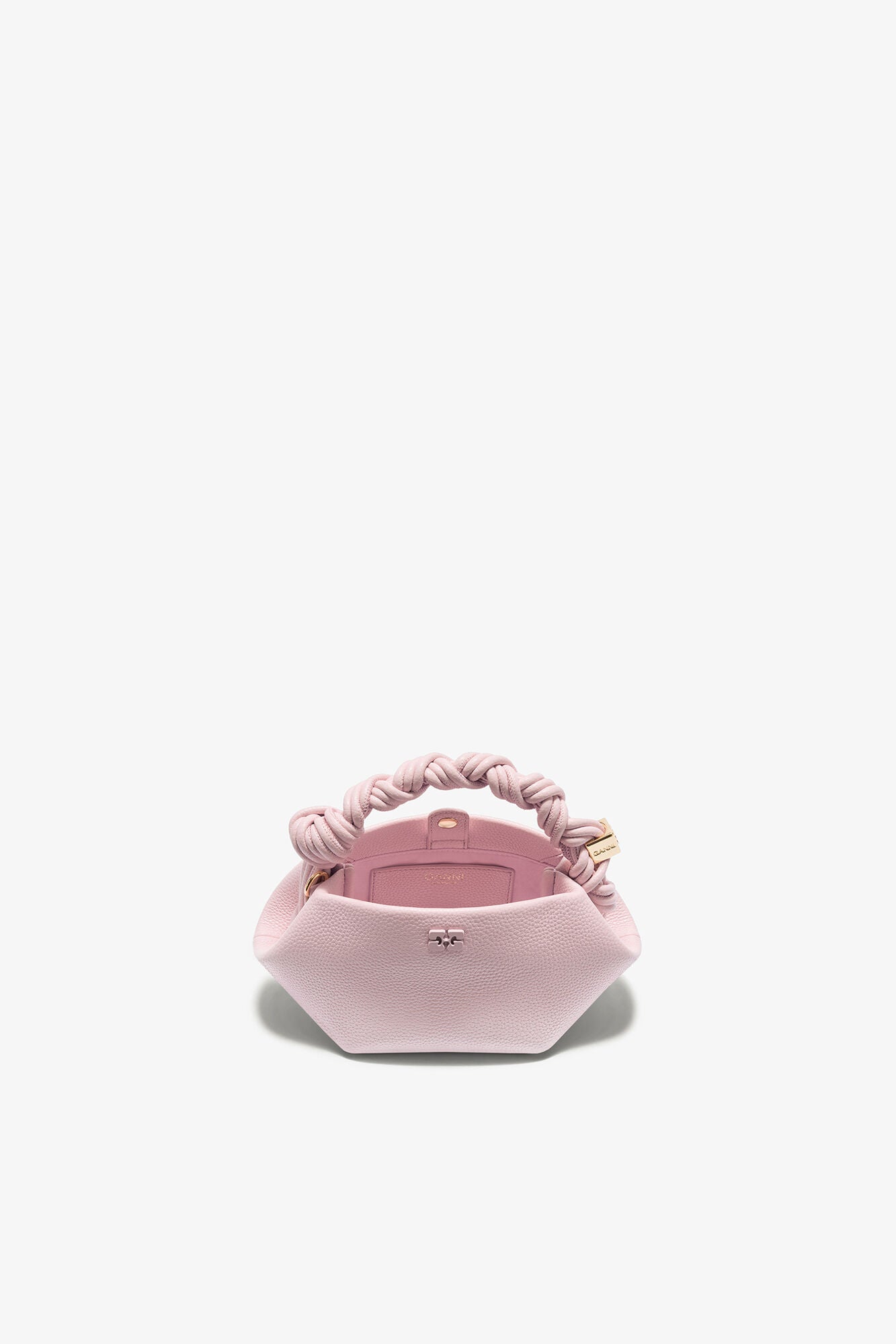 GANNI Grained Mini Bou Bag - Chalk Pink