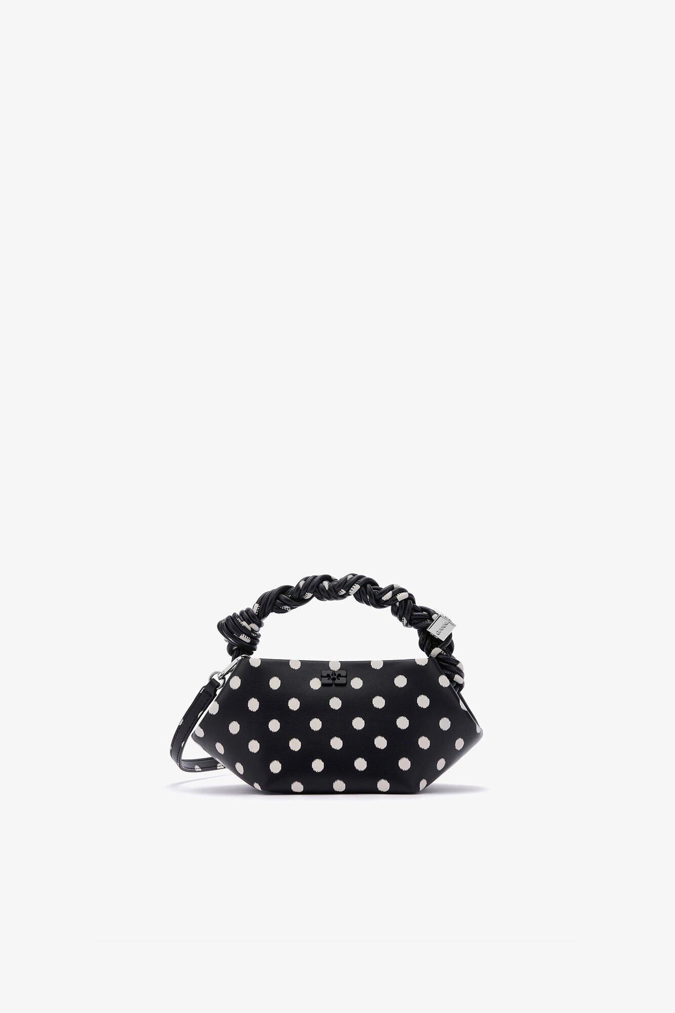 GANNI Polka-Dot Mini Bou Bag - Black
