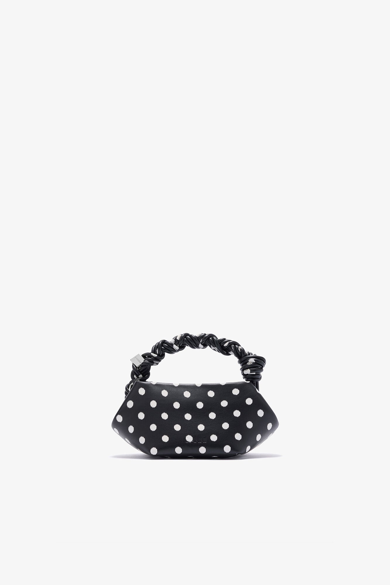 GANNI Polka-Dot Mini Bou Bag - Black