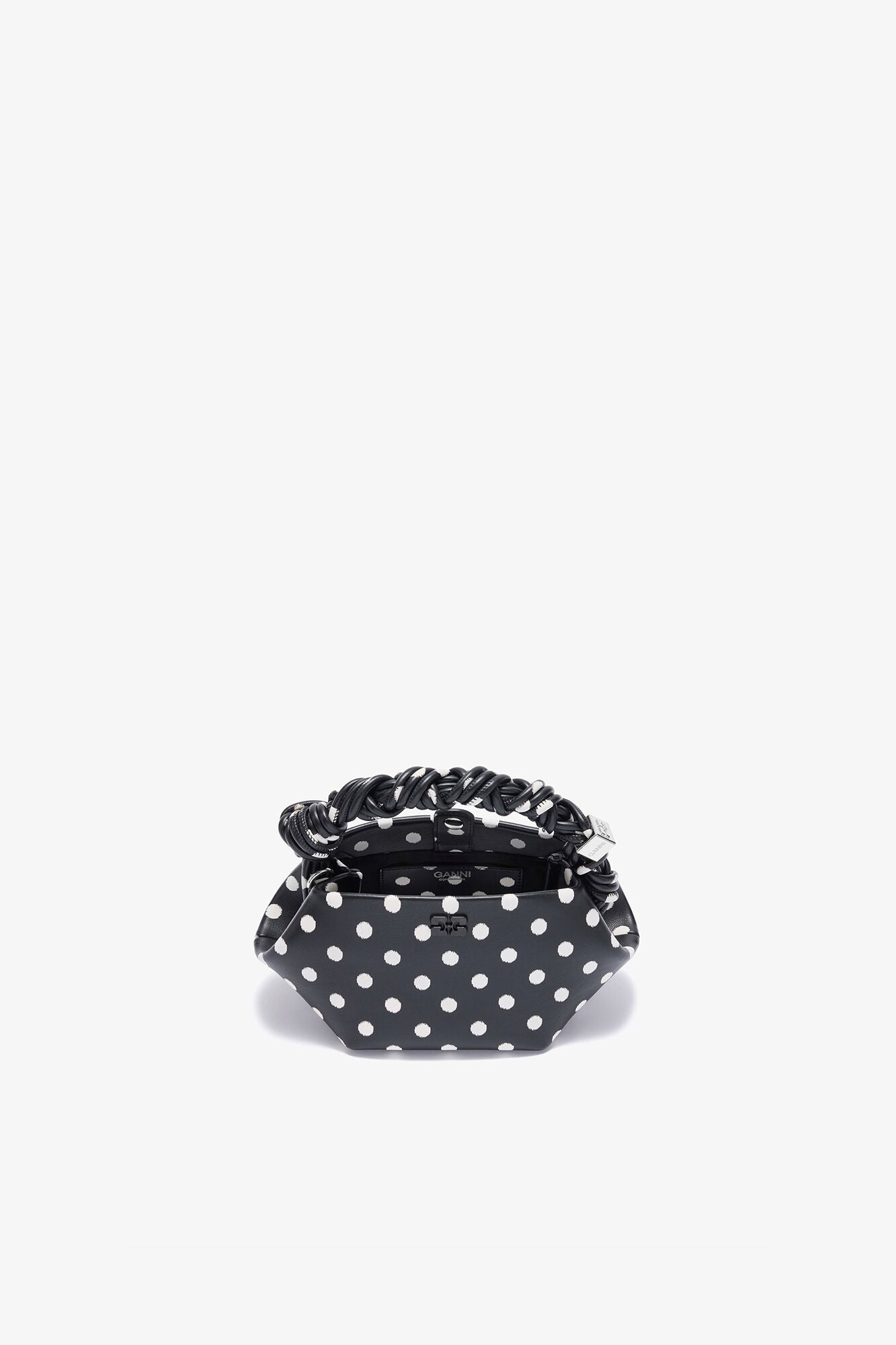 GANNI Polka-Dot Mini Bou Bag - Black