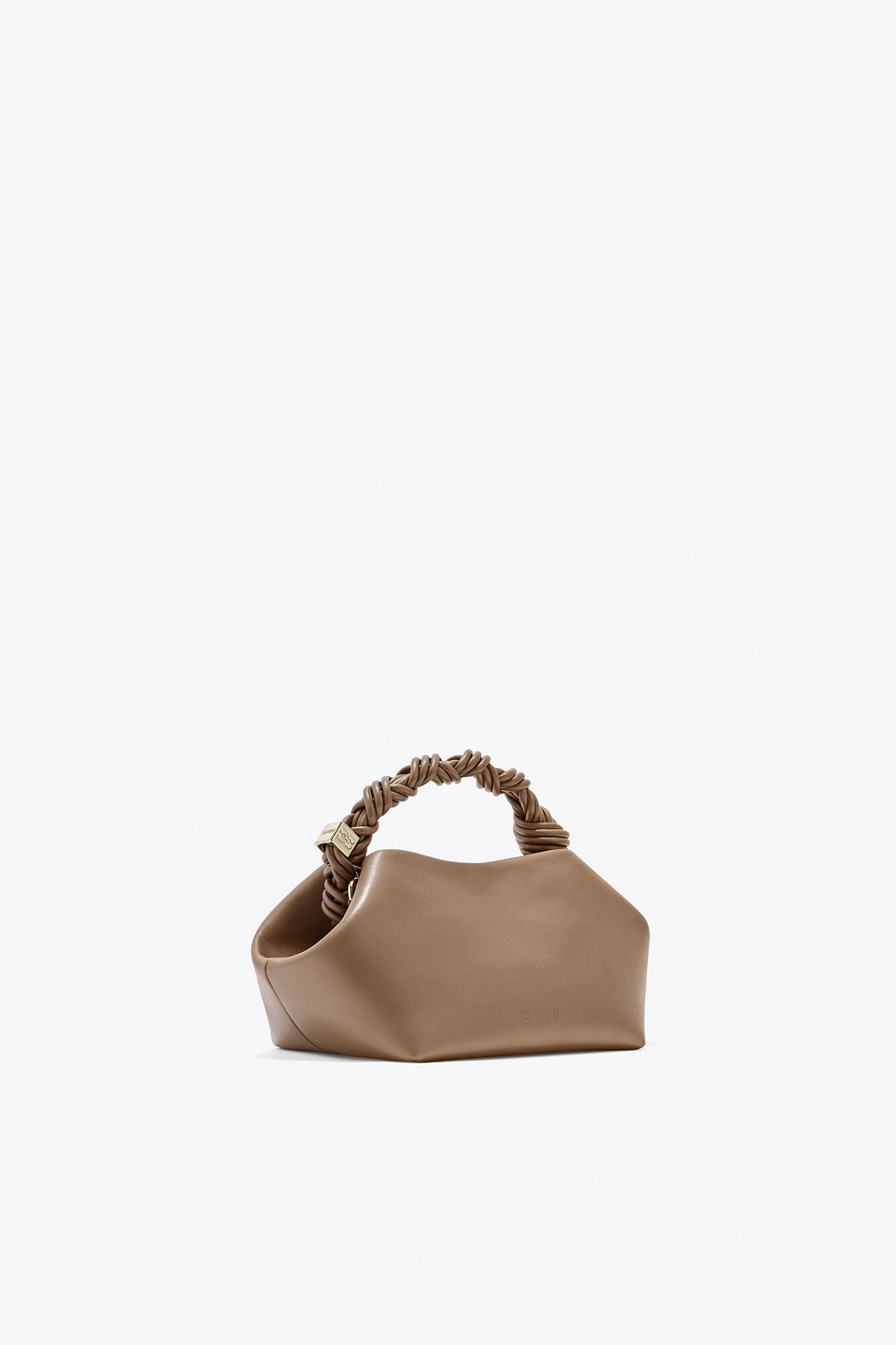 GANNI Small Bou Bag in Brown - Coca Mocha