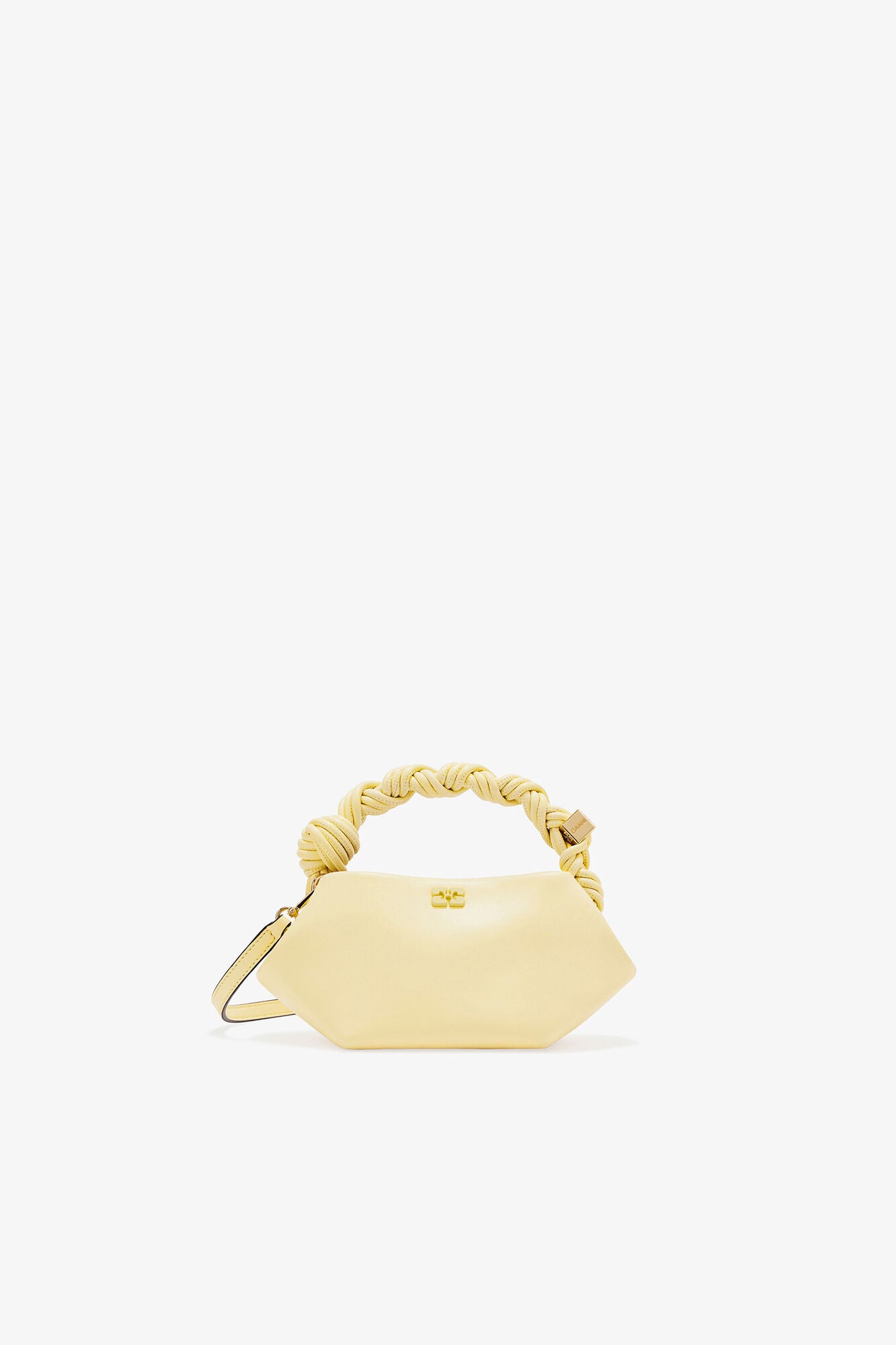 GANNI Mini Bou Bag in Yellow - Yellow Cream