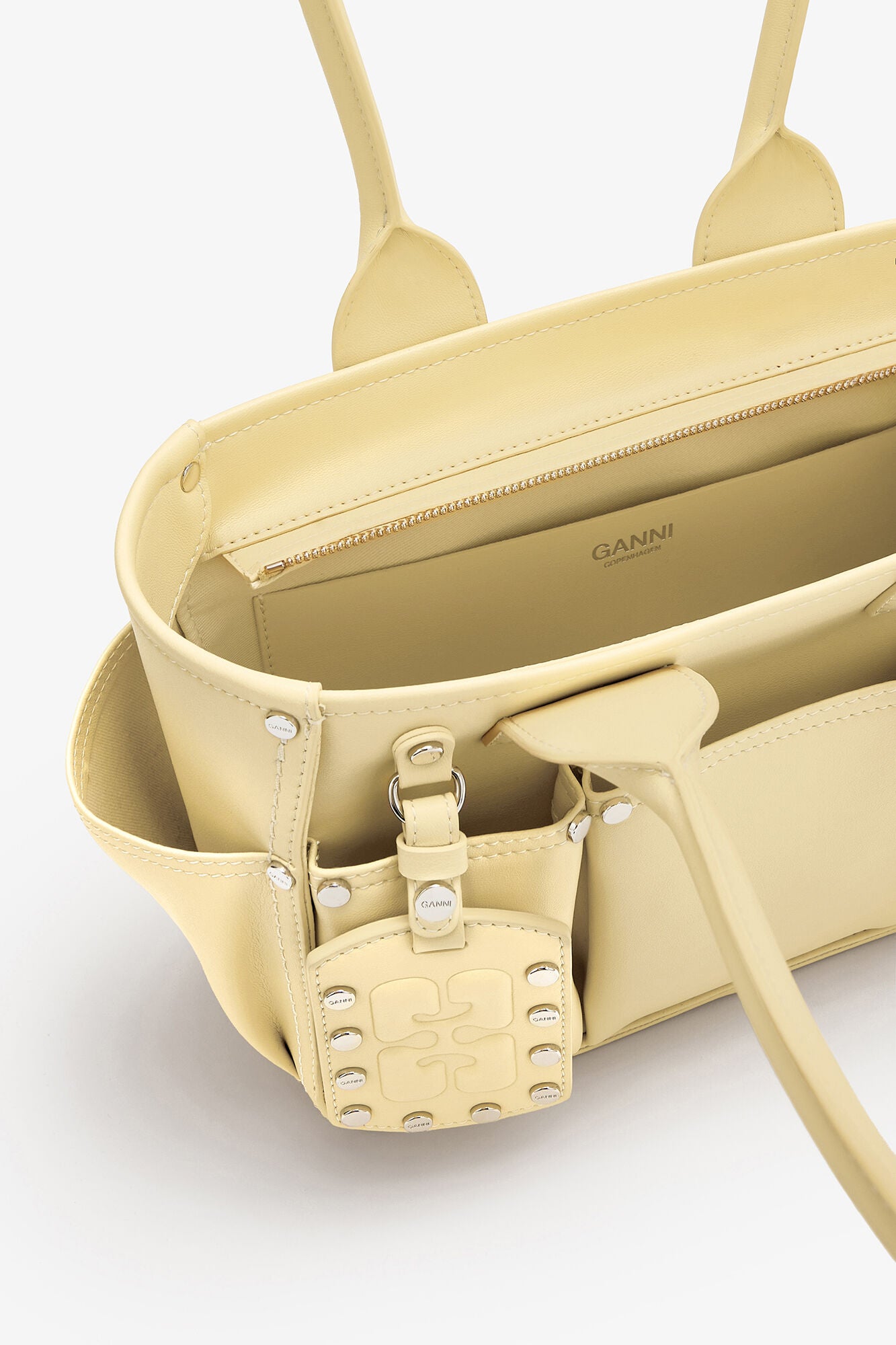 GANNI Small Posy Bag in Yellow - Yellow Cream