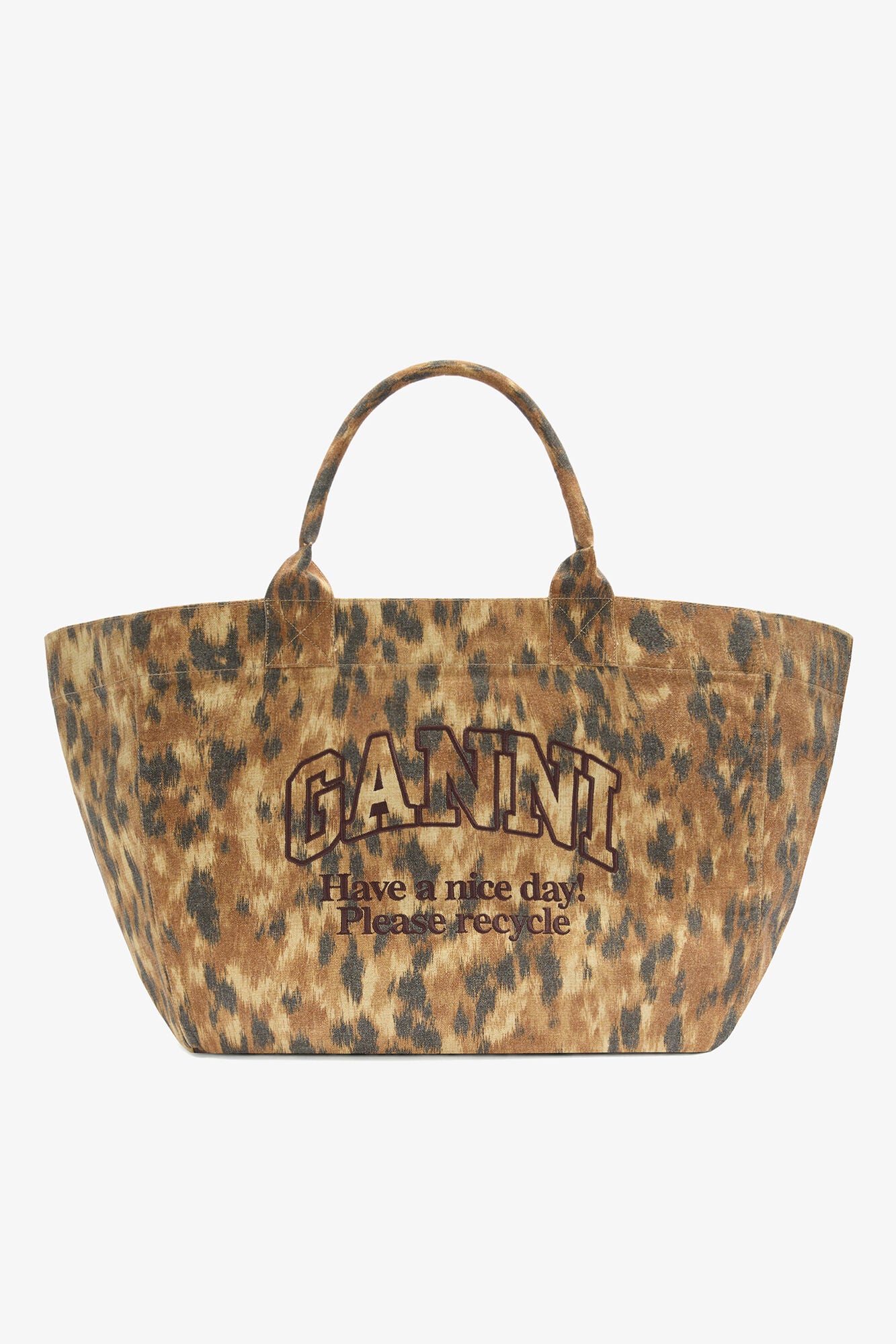 GANNI Tote XXL Bag - Burro
