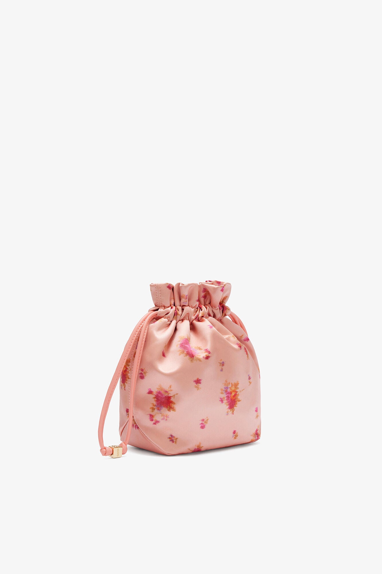 GANNI Pouch in Printed Nylon - Shrimp