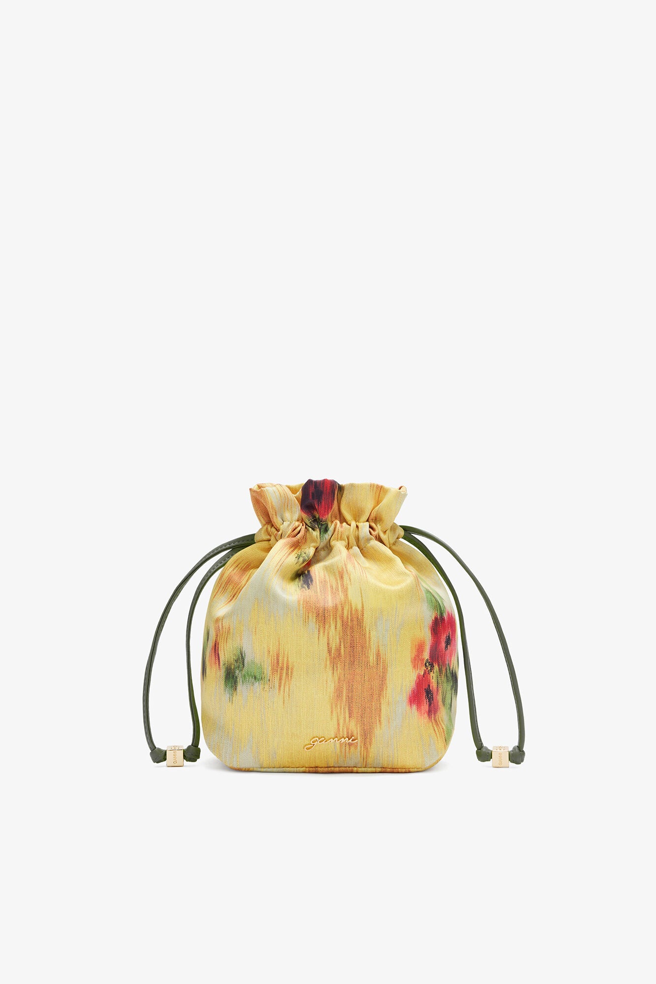 GANNI Pouch in Printed Taffeta - Aurora