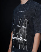 Flaws Oversized Black T- shirt - Flawed Revolution