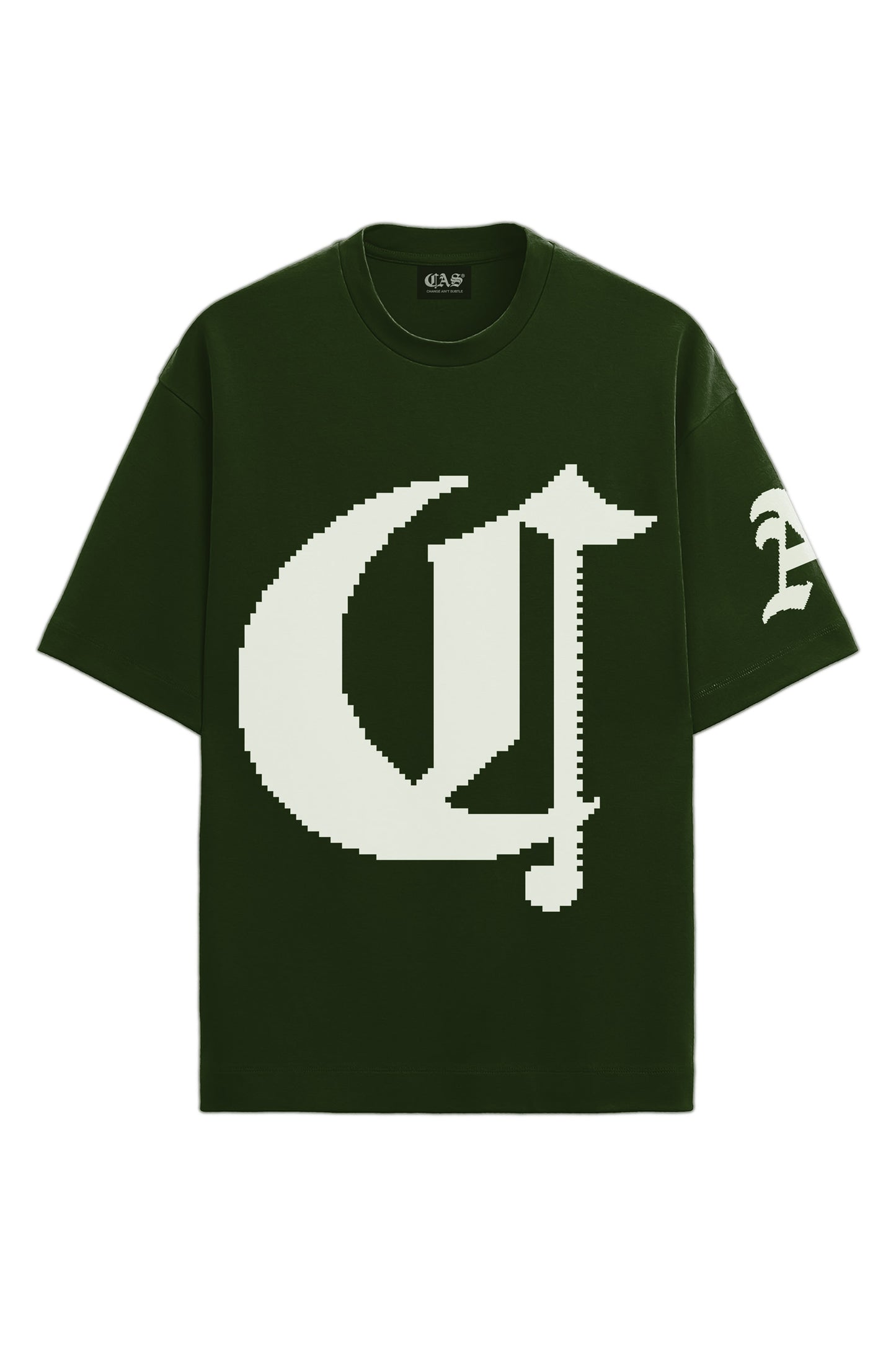 WalaWali 'BIT-MAP' CAS Logo Green Tee