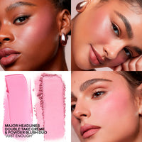 Patrick Ta Major Headlines Double-Take Crème & Powder Blush Duo - Just Enough (Satin)
