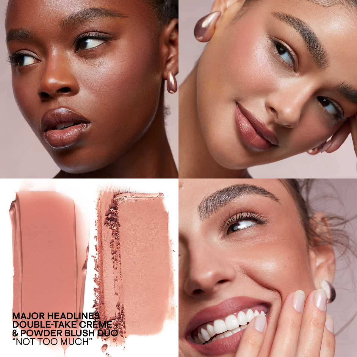 Patrick Ta Major Headlines Double-Take Crème & Powder Blush Duo - Not Too Much (Satin)