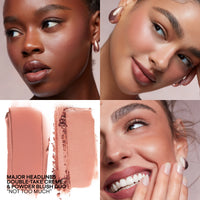 Patrick Ta Major Headlines Double-Take Crème & Powder Blush Duo - Not Too Much (Satin)