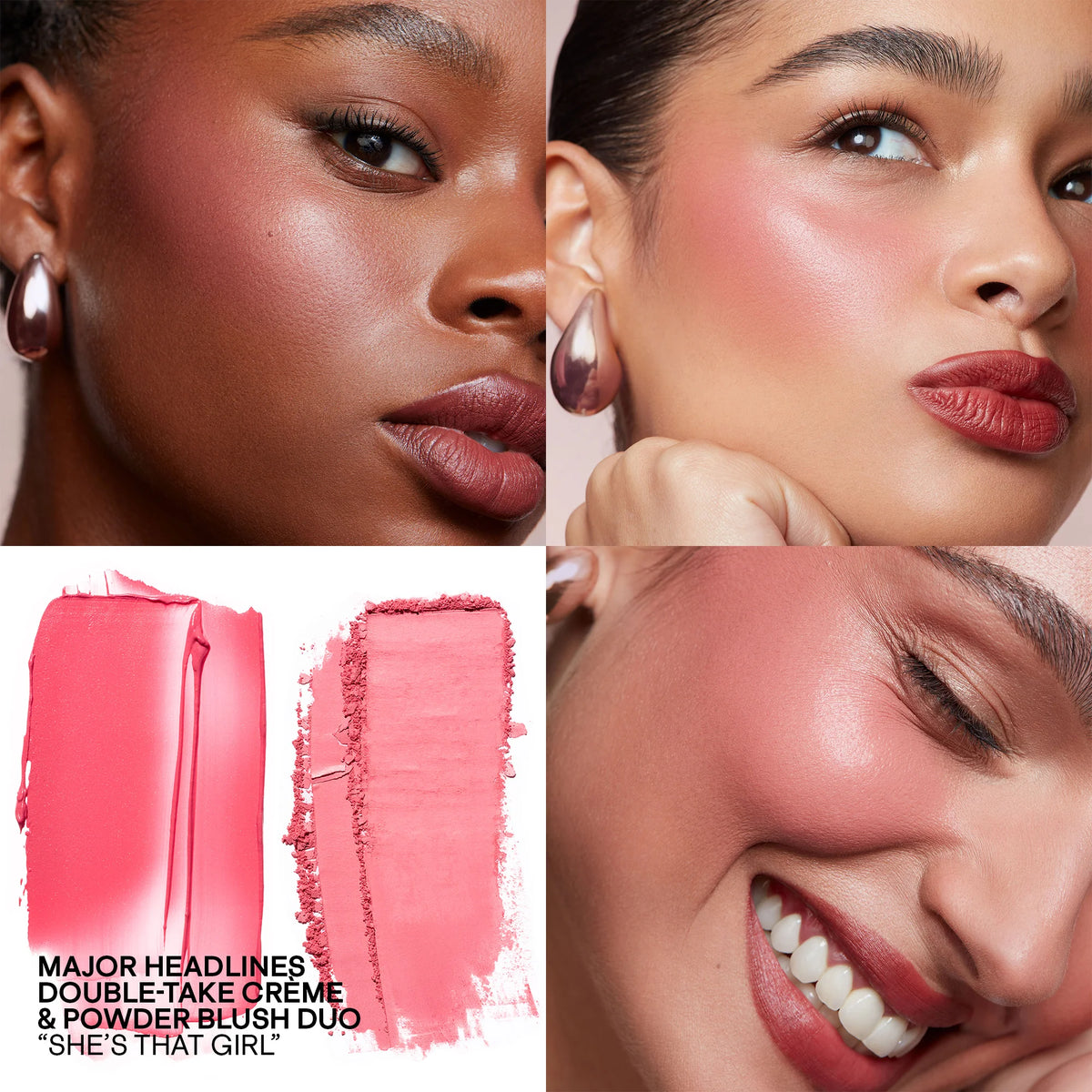 Patrick Ta Major Headlines Double-Take Crème & Powder Blush Duo - She's That Girl (Satin)