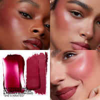 Patrick Ta Major Headlines Double-Take Crème & Powder Blush Duo - She's Wanted (Matte)