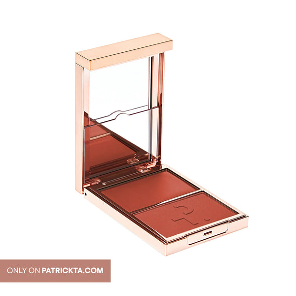 Patrick Ta Major Headlines Double-Take Crème & Powder Blush Duo - She's Baked (Satin)