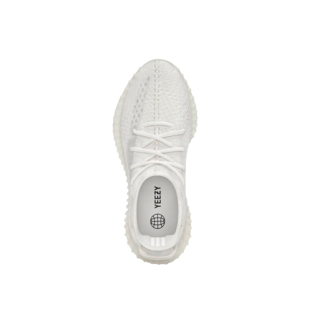 Top view of Adidas Yeezy Boost 350 V2 Bone