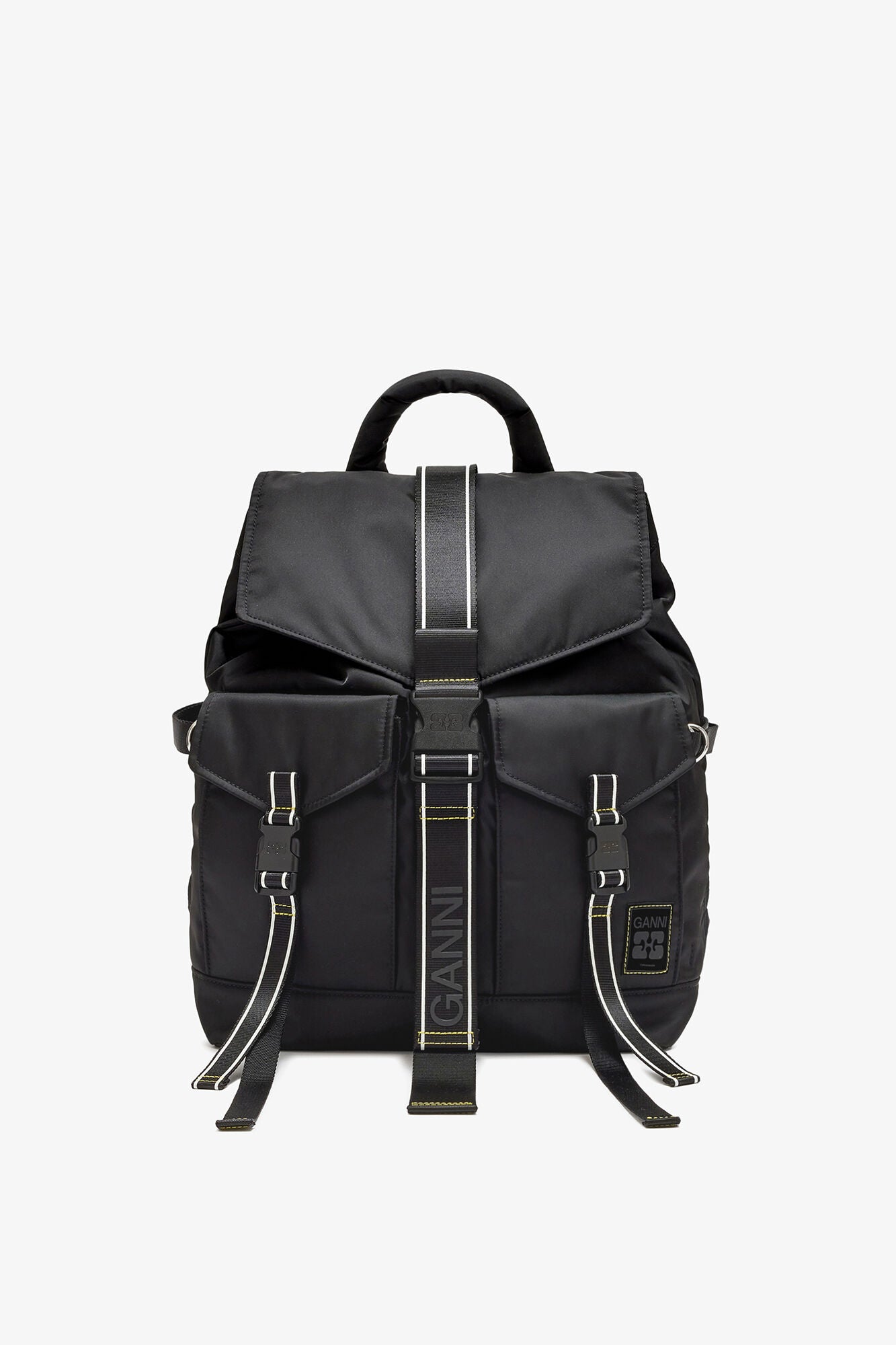 GANNI Backpack in Black Re-Tech - Black