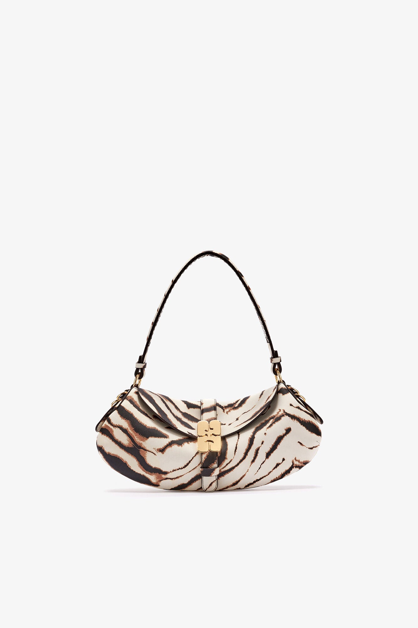 GANNI B-Kat Bag in Zebra - Egret