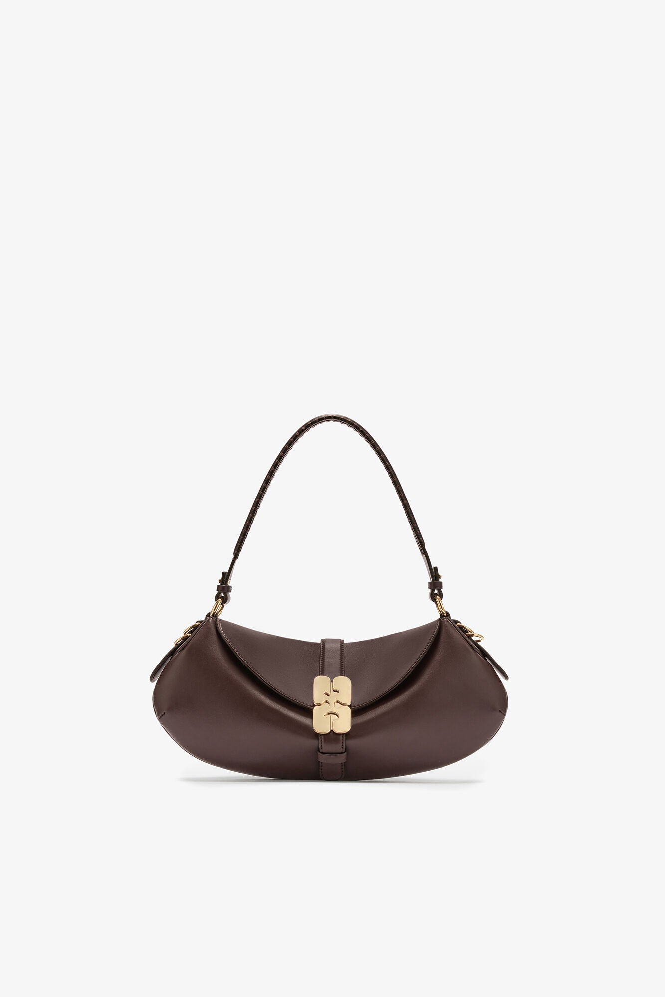 GANNI B-Kat Bag in Brown - Chicory Coffee
