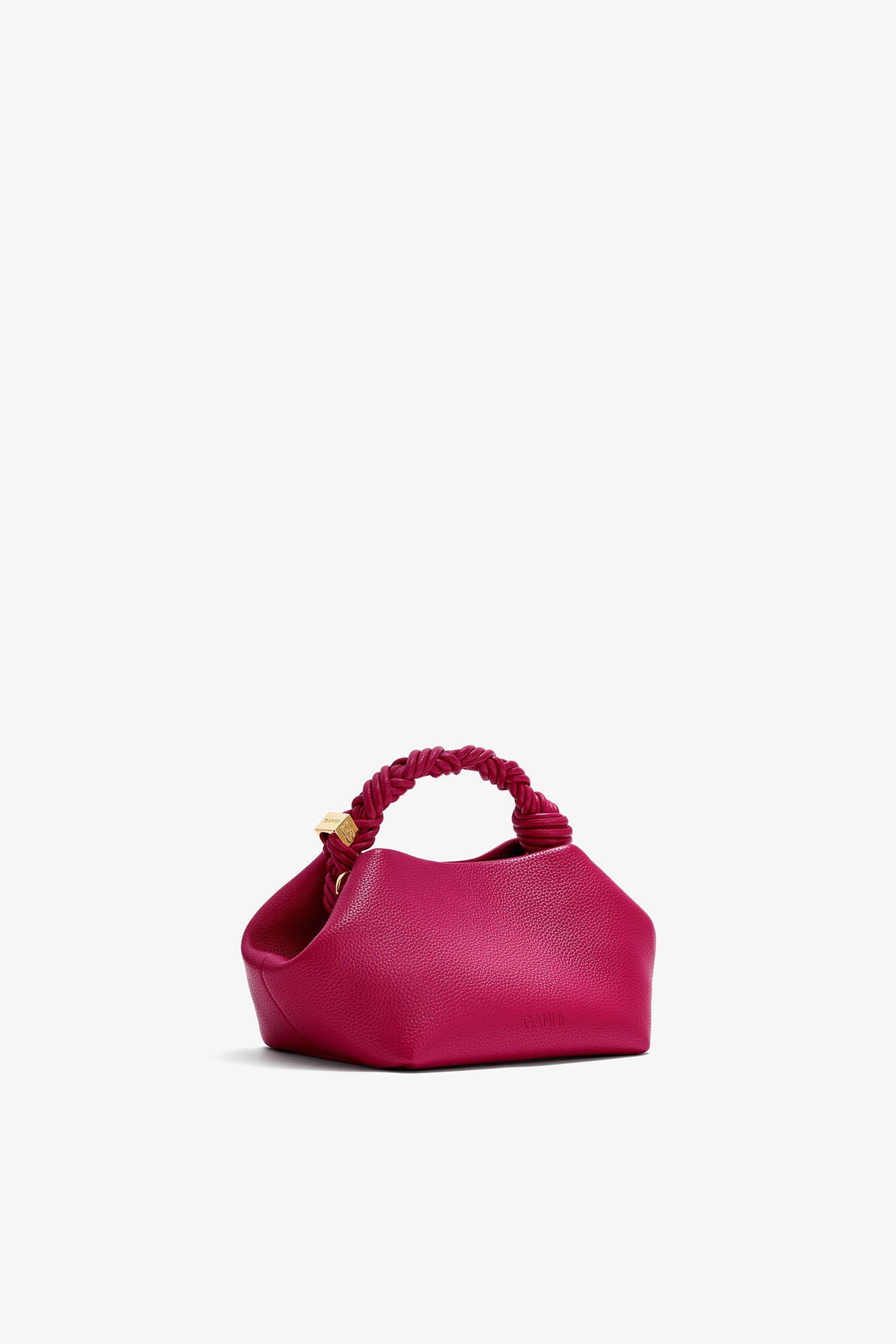 GANNI Small Bou Bag in Grained Red - Persian Red