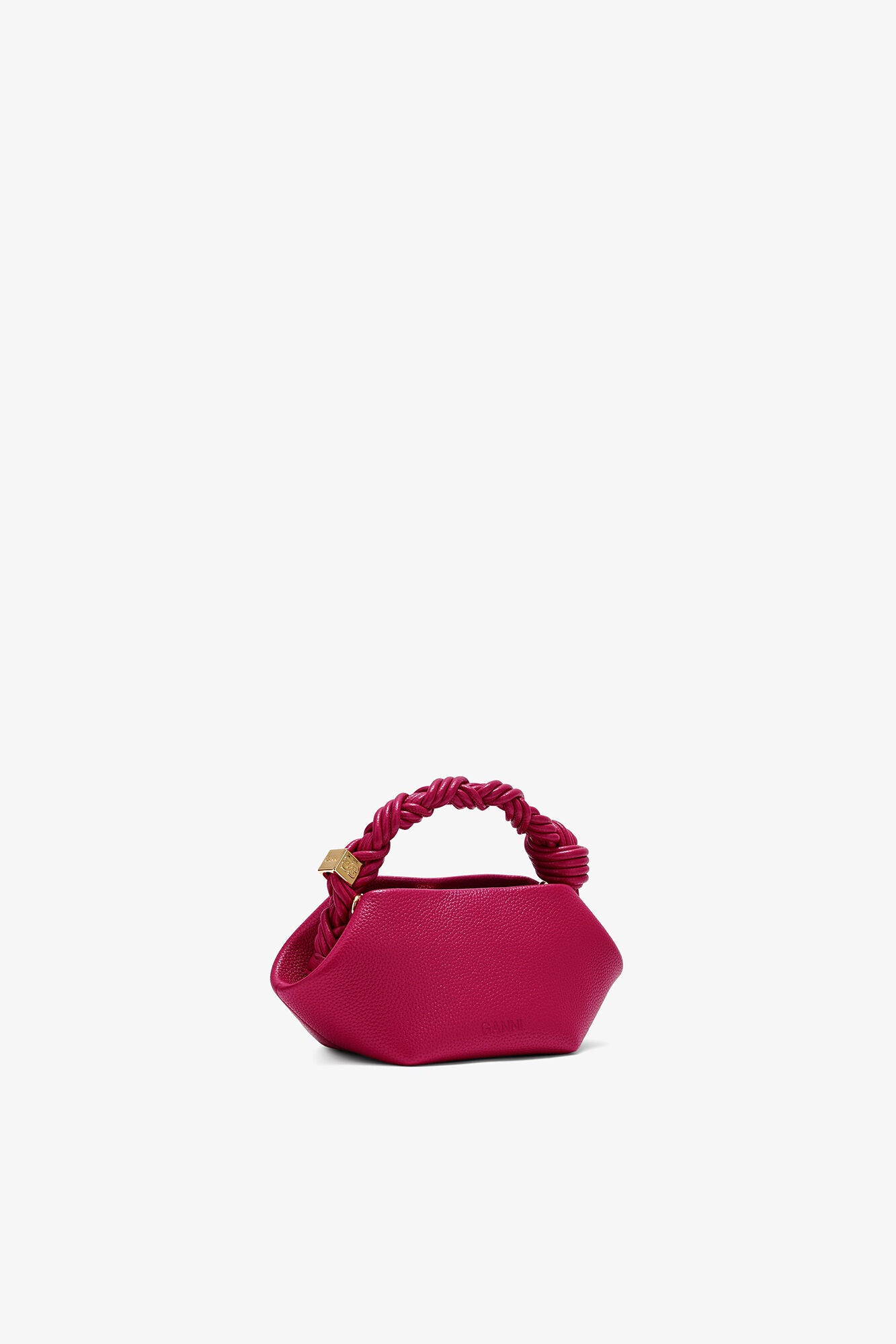 GANNI Mini Bou Bag in Grained Red - Persian Red