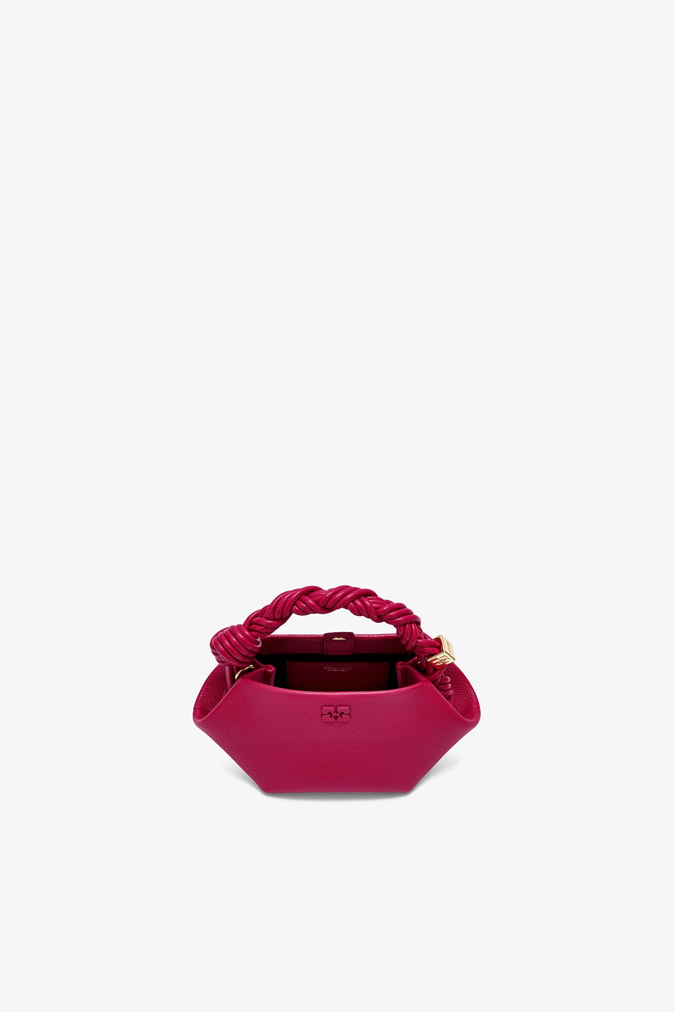 GANNI Mini Bou Bag in Grained Red - Persian Red