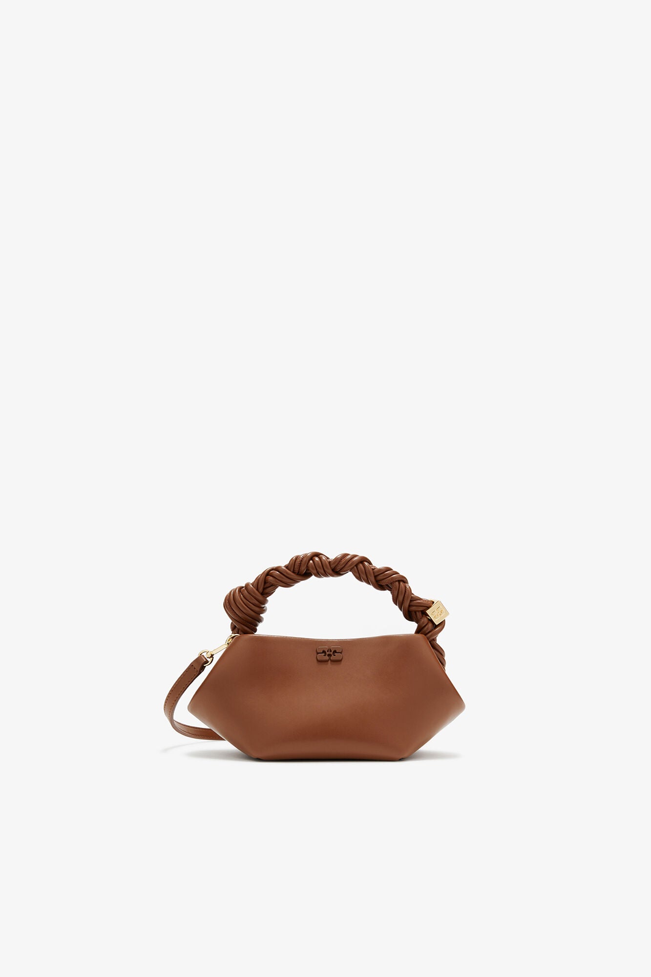 GANNI Mini Bou Bag in Brown (C2100035) - Sorrel Horse