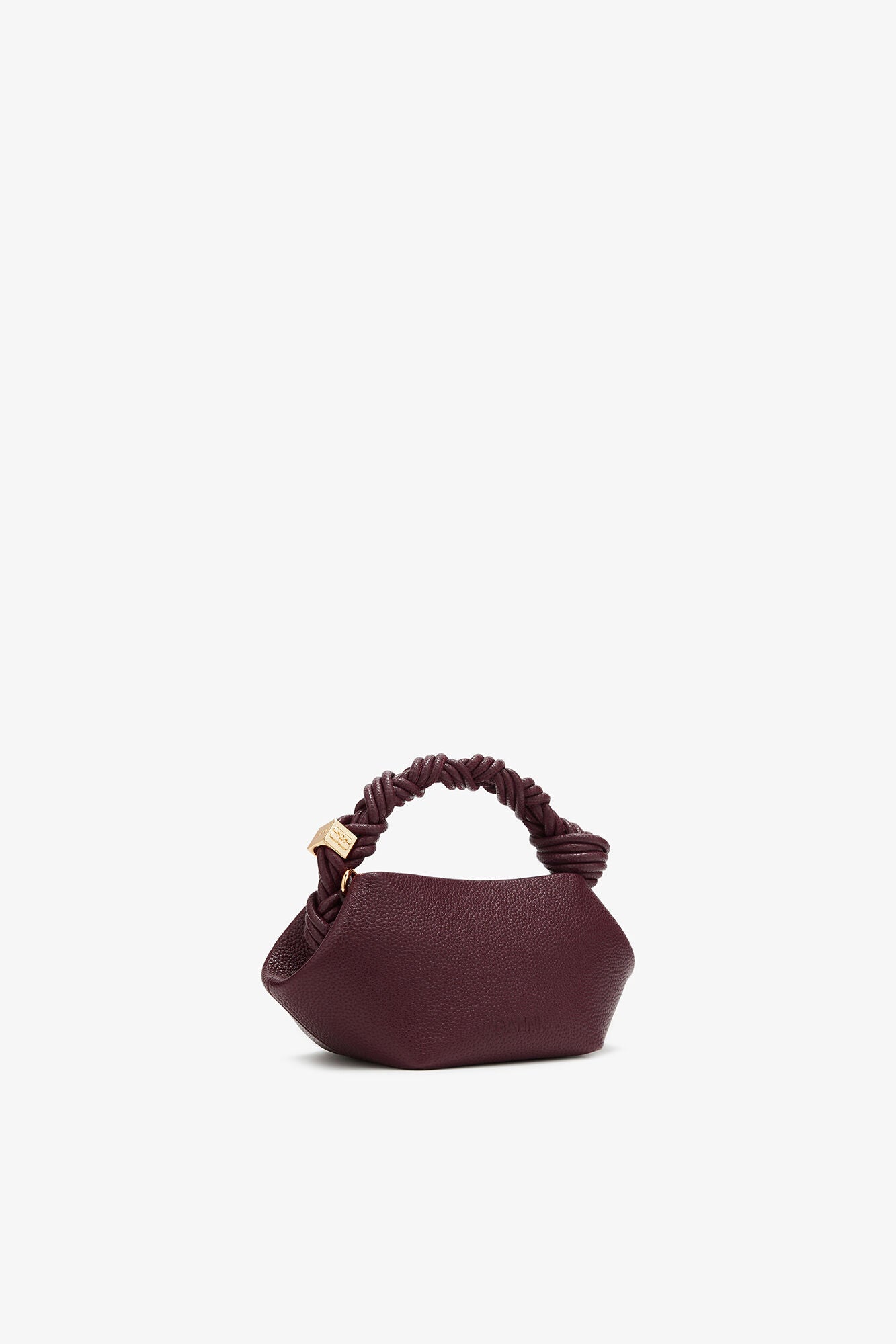 GANNI Mini Bou Bag in Burgundy - Port Royale