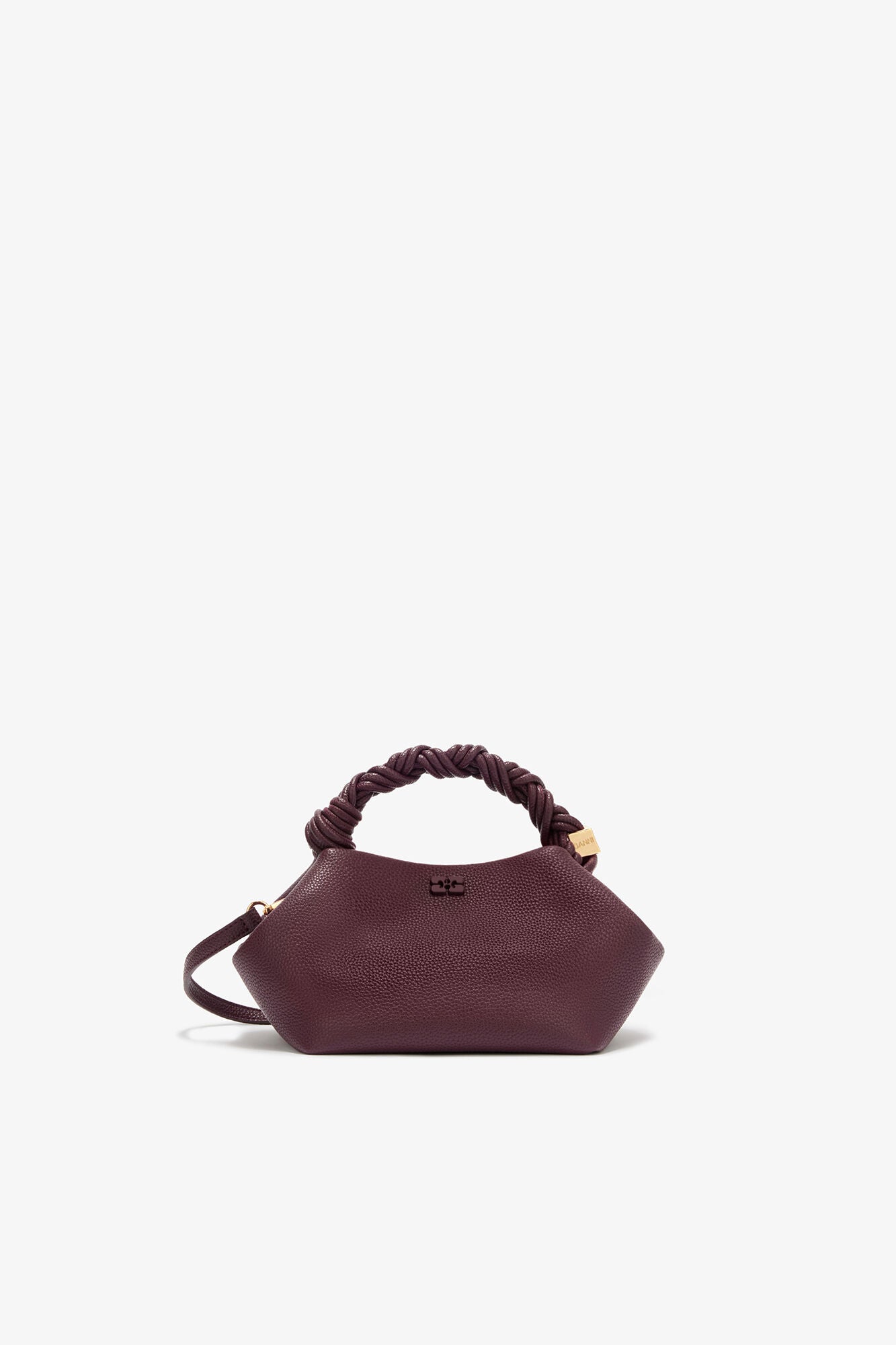 GANNI Small Bou Bag in Burgundy - Port Royale