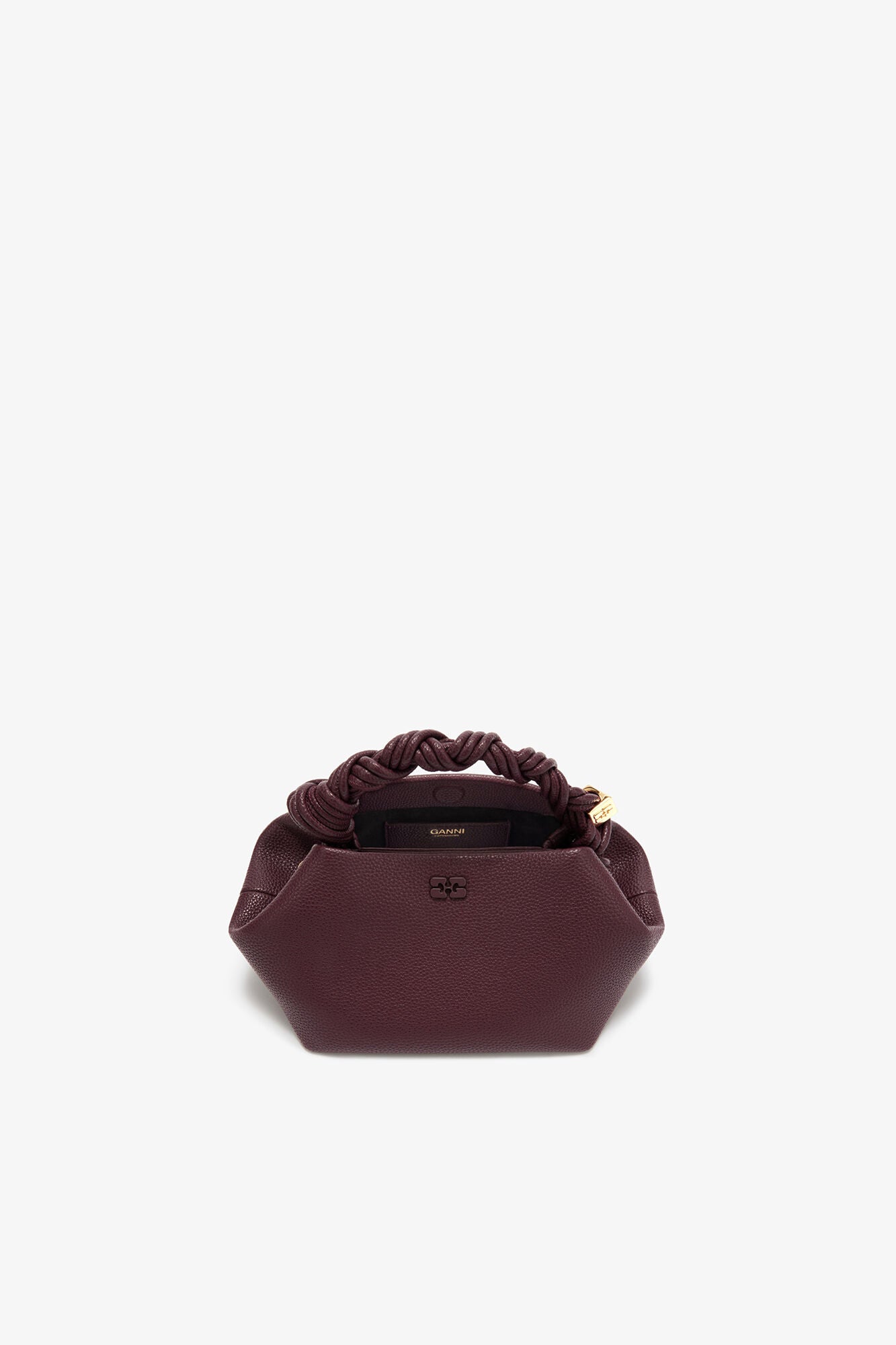GANNI Small Bou Bag in Burgundy - Port Royale