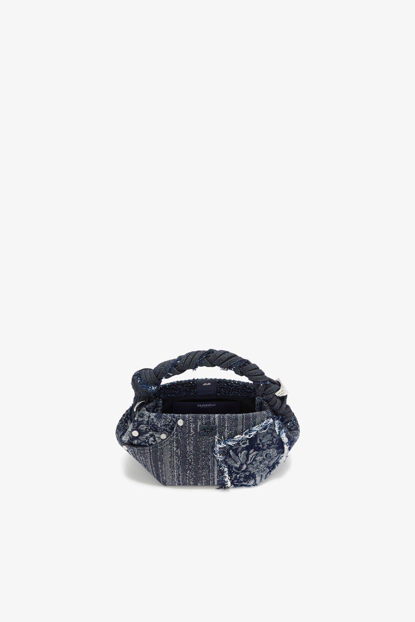 GANNI Mini Bou Bag in Denim - Rinse