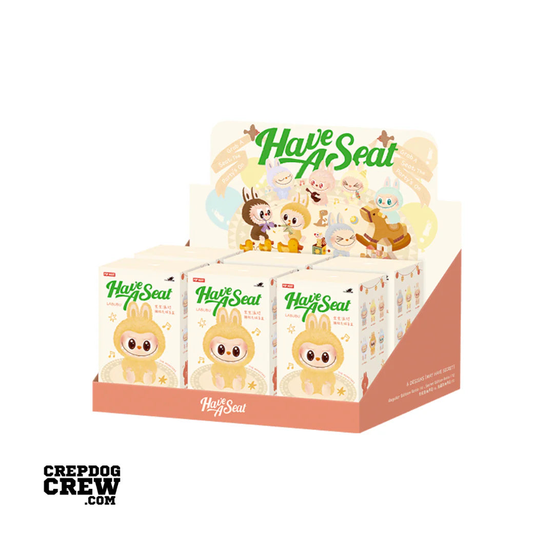 Pop Mart Labubu The Monsters Have a Seat Vinyl Plush Sealed Case (PACK OF 1)