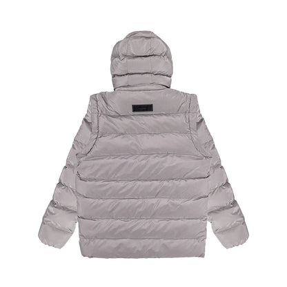 Fall Fly Modular Puffer Jacket Silver