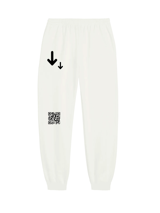 Exhale Label Jogger White - Fragile