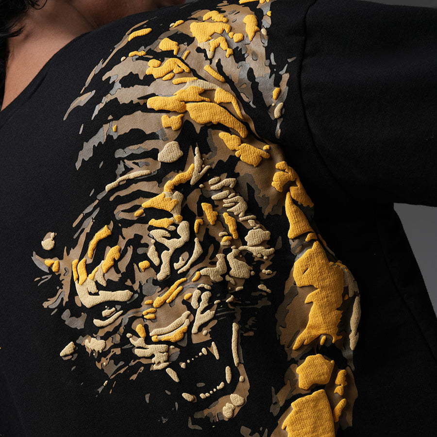 Greyhound Oversized T Shirt - Wild Tiger
