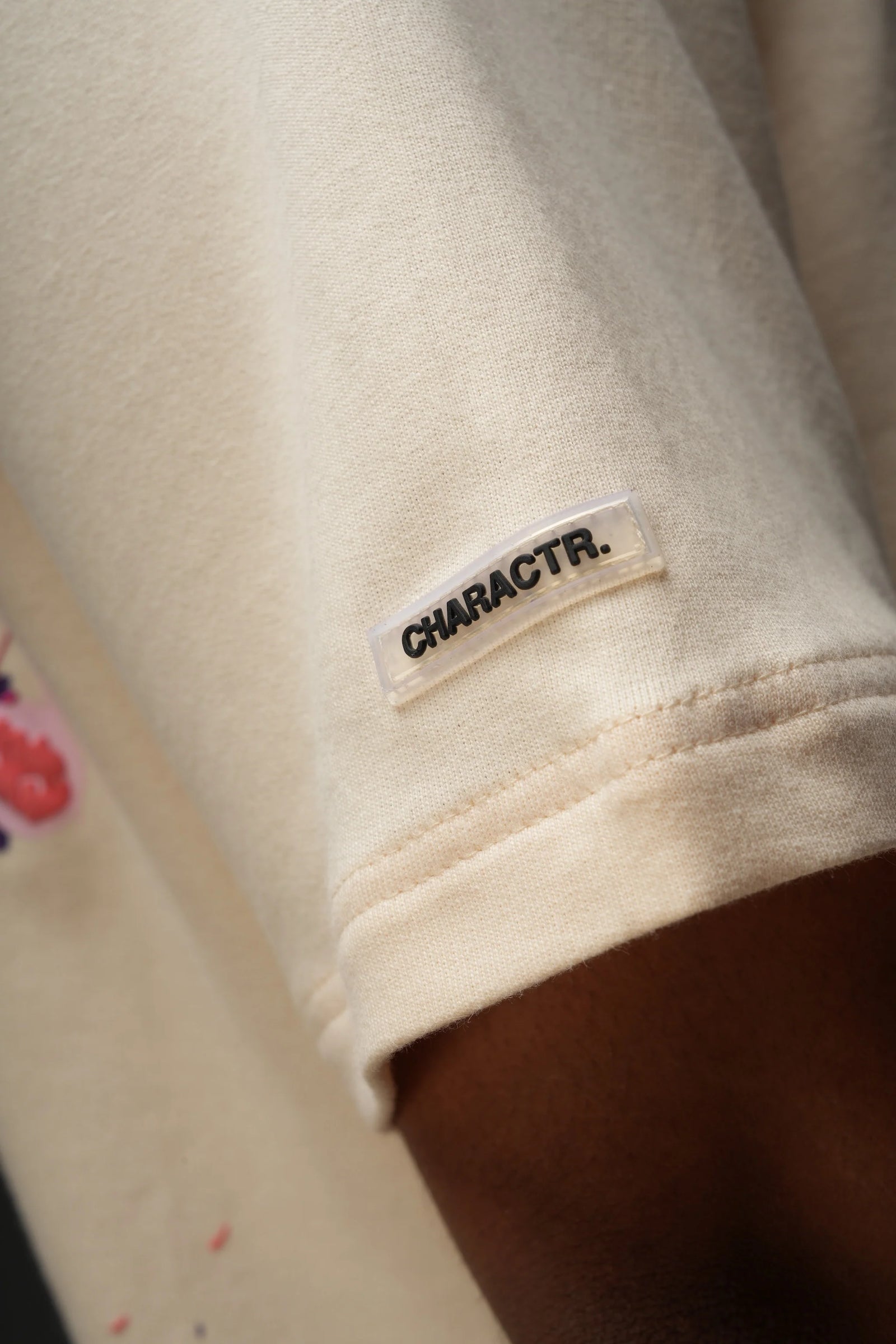 Charactr Oversized Beige T-Shirt - The Fortune