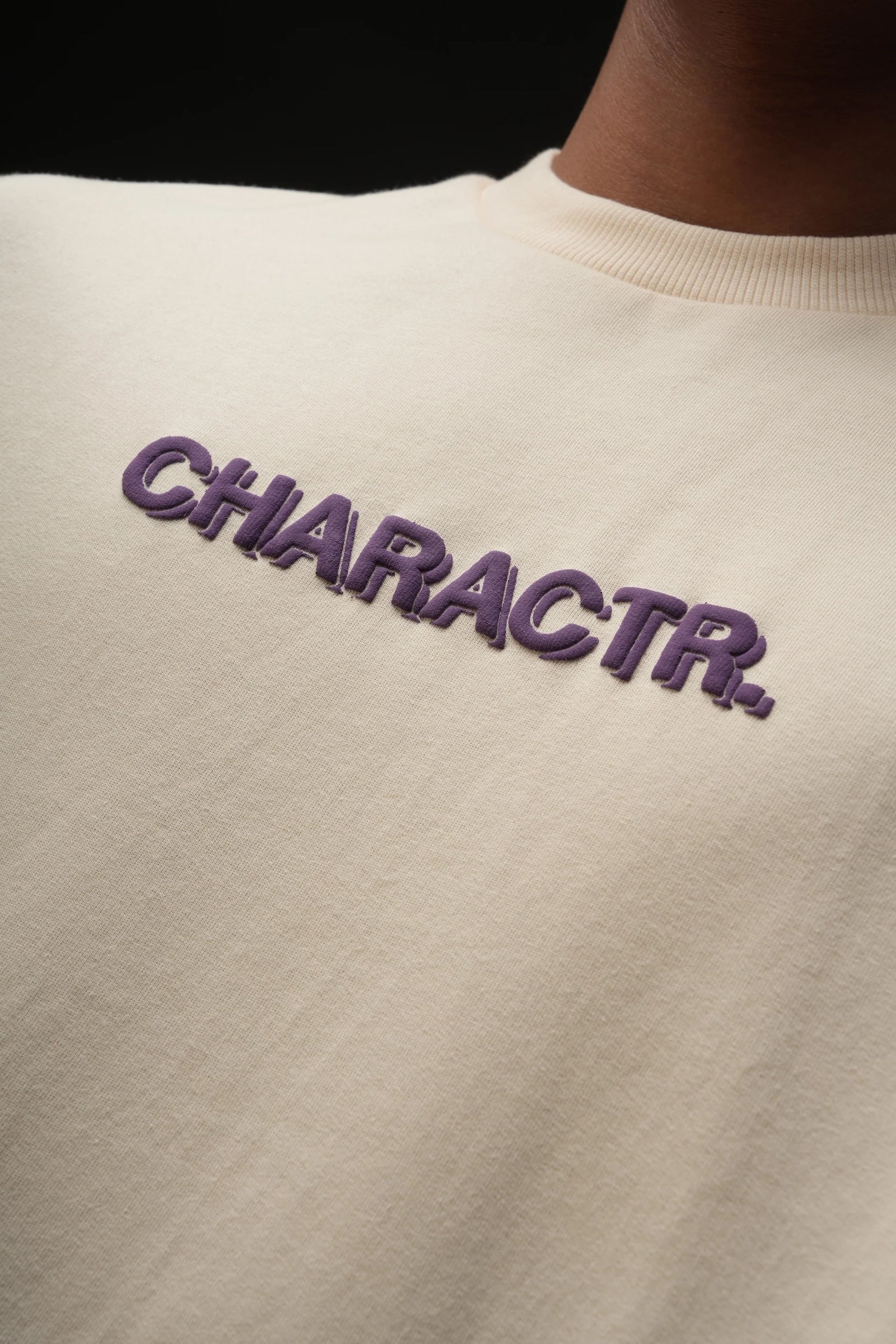 Charactr Oversized Beige T-Shirt - The Fortune