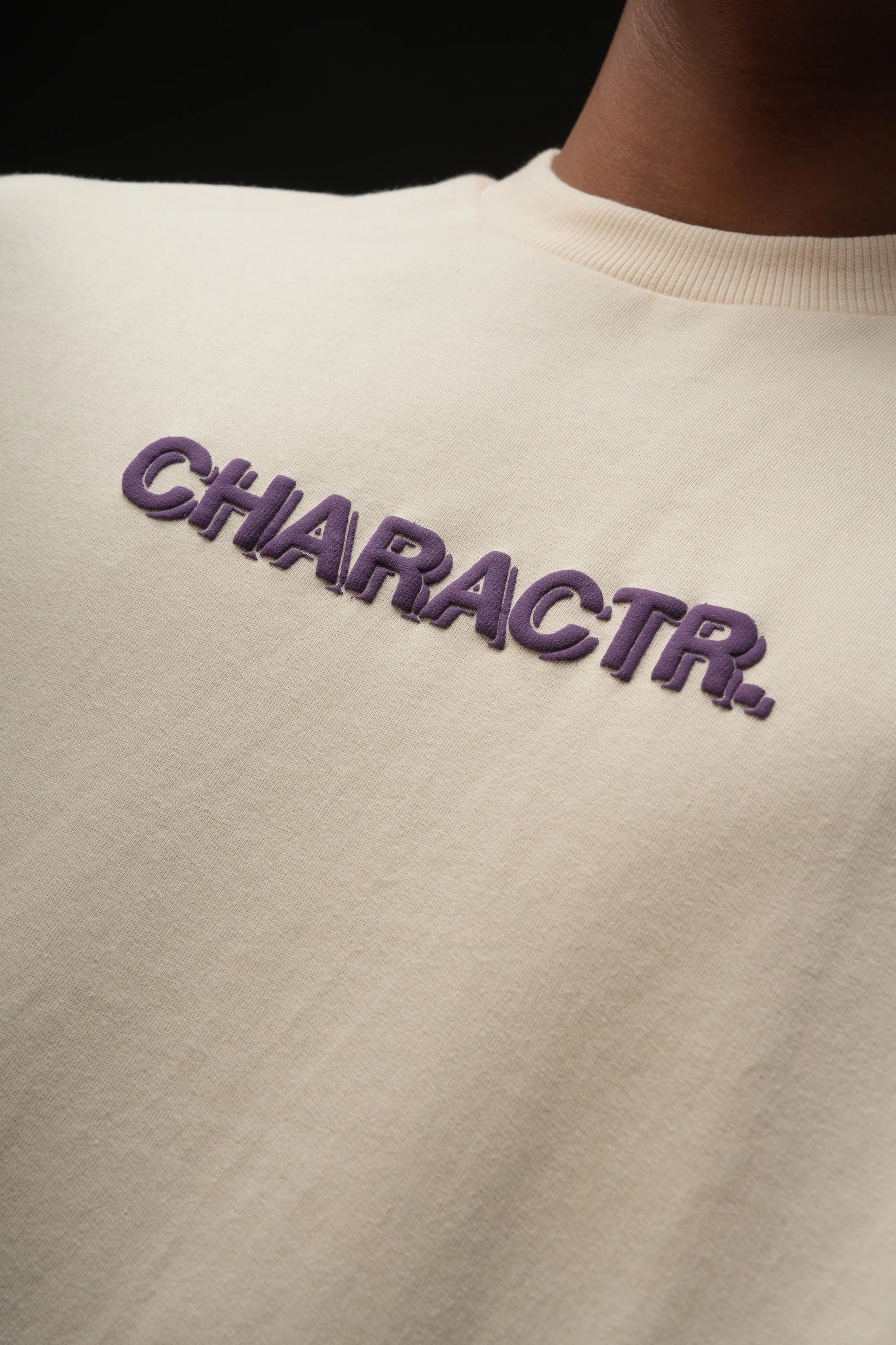 Charactr Oversized Beige T-Shirt - The Fortune