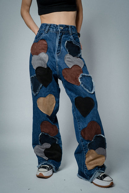 ORE OFE 'Hearts Don't Hurt' Jeans