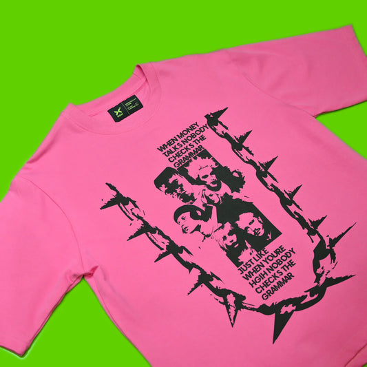 HGIH Tee Pink Money Talks