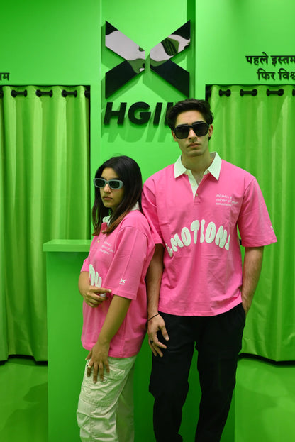 HGIH Polo Tee Pink Emotions